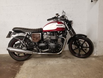 BONNEVILLE 900 BOBBER TRIUMPH ROUGE